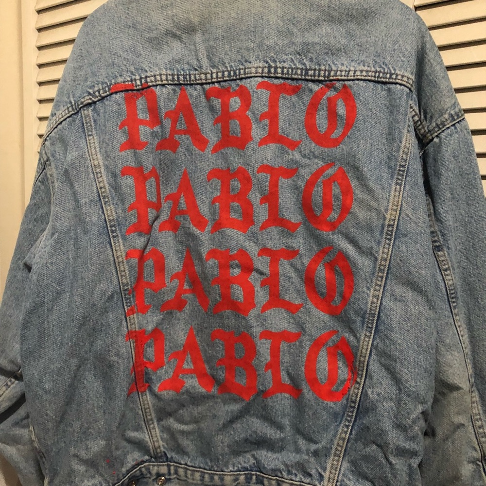 Yeezy jean jacket Levi